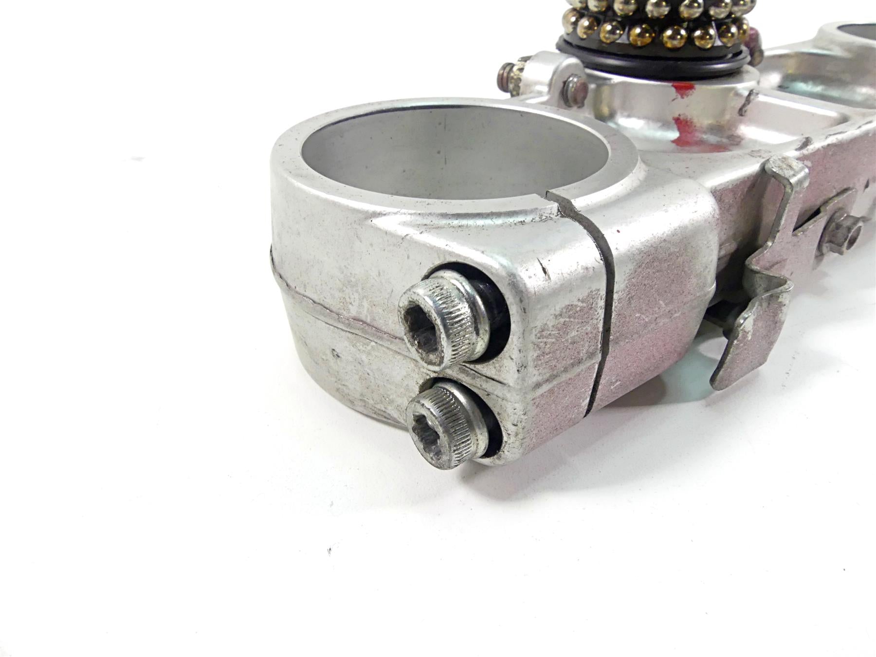 2008 Ducati 848 SBK Lower Triple Tree Steering Clamp 34220551A 34230141A {{ shop.shopifyCountryName }} - Mototech271