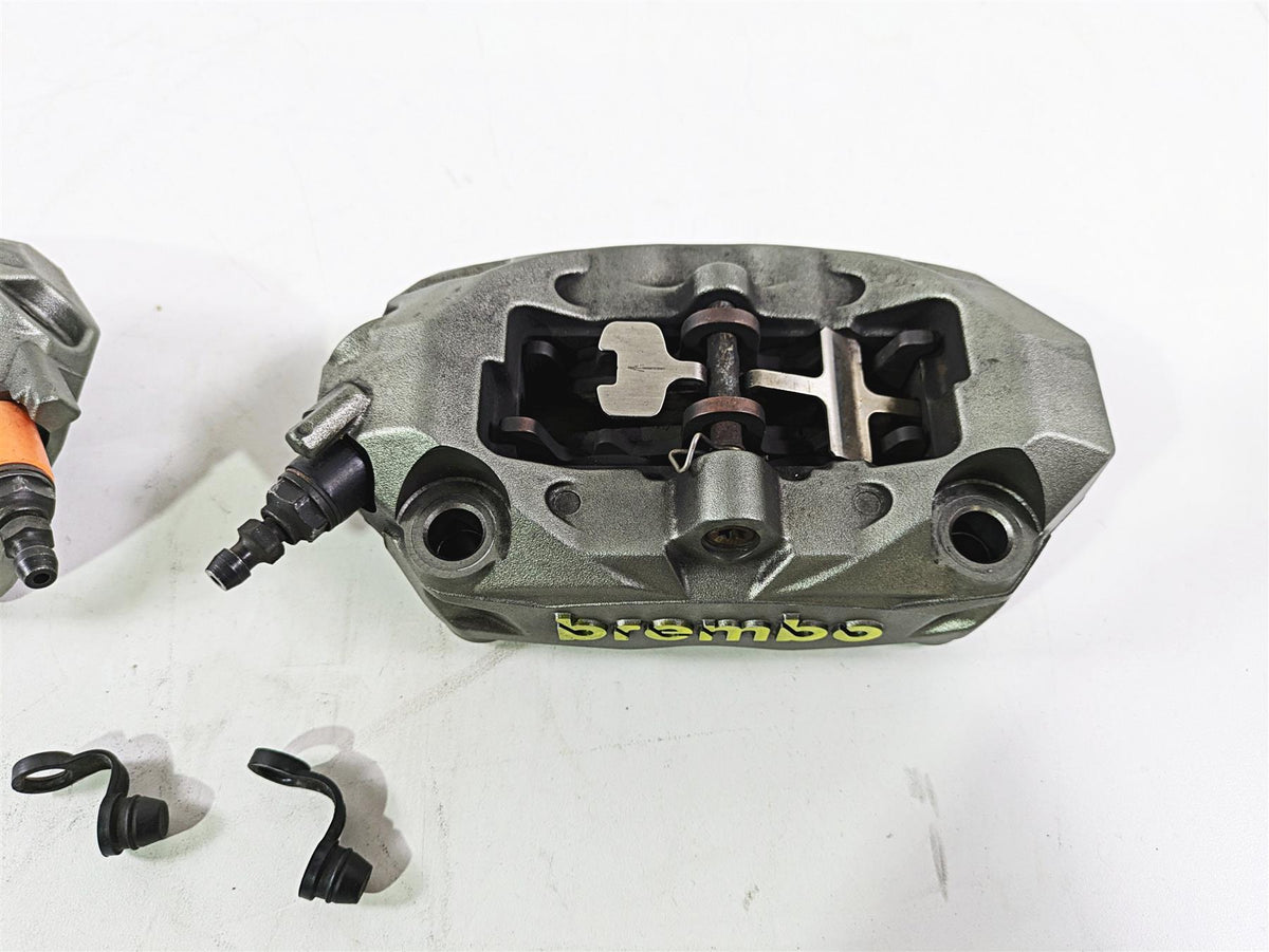 2013 Ducati Hyperstrada 821 Front Brake Caliper Brembo L 61041291C R 61041301C {{ shop.shopifyCountryName }} - Mototech271