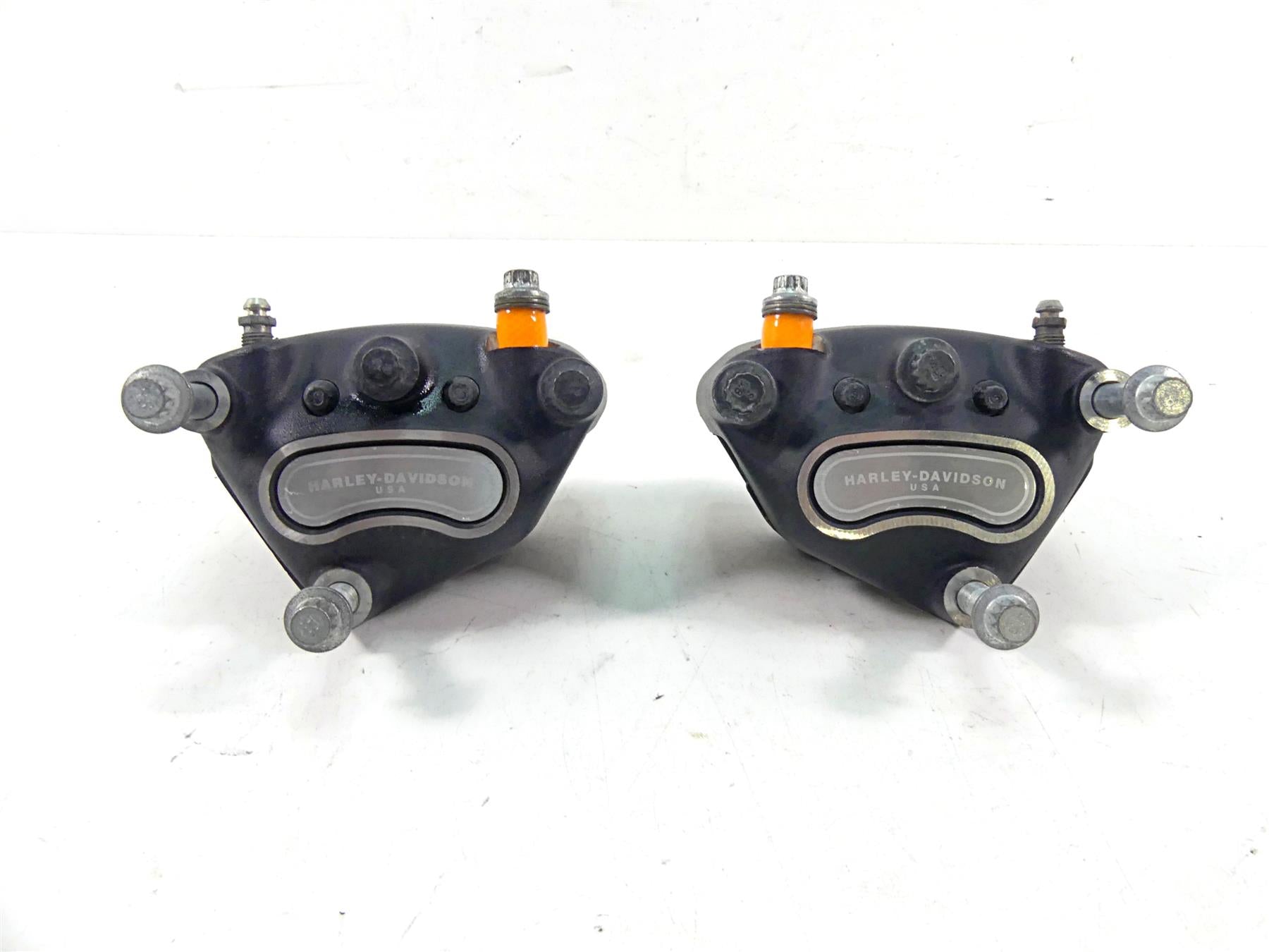 2004 Harley Touring FLHTCUI Electra Glide Front Brake Caliper Set 44023-00C {{ shop.shopifyCountryName }} - Mototech271