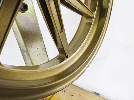 2016 BMW S1000RR K46 Front Wheel Rim Forged Gold 17x3.5 -Dent 36318548892 {{ shop.shopifyCountryName }} - Mototech271
