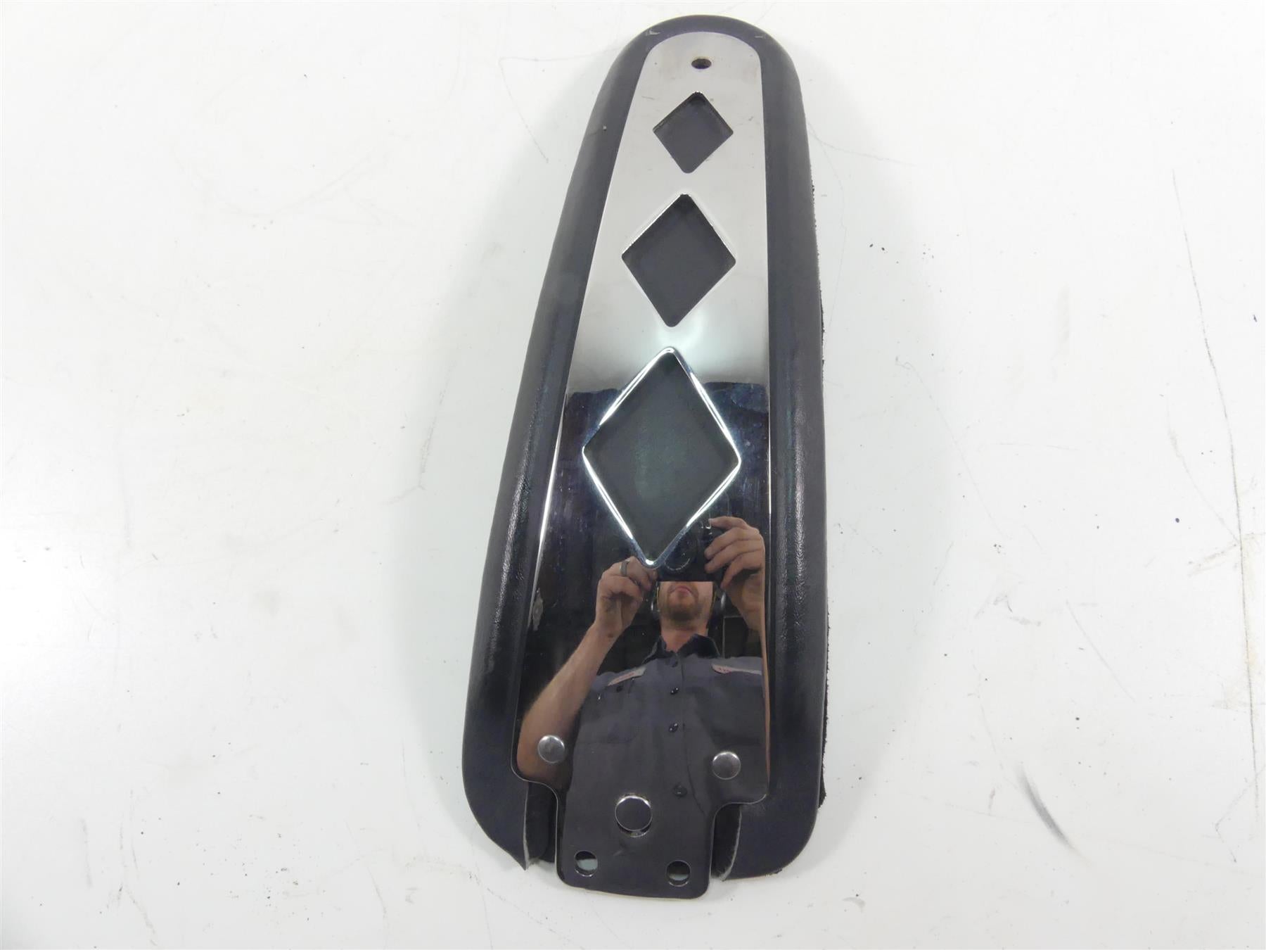 1999 Harley FXSTS Softail Springer Rear Fender Bib Chap Chrome Diamond {{ shop.shopifyCountryName }} - Mototech271