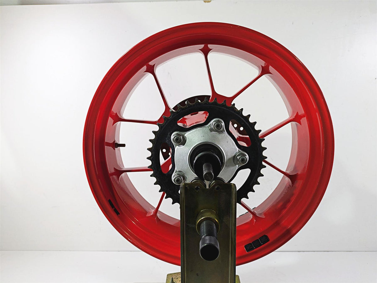 2008 Aprilia RSVR 1000 Factory Straight 17x6 Rear Wheel Rim AP8128206 {{ shop.shopifyCountryName }} - Mototech271
