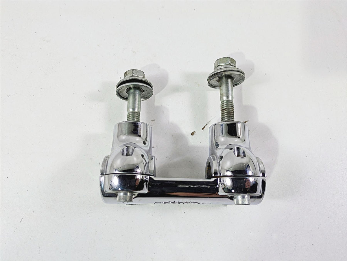 2014 Harley FLS Softail Slim Handlebar Riser Clamp Set 55984-07 56998-09 {{ shop.shopifyCountryName }} - Mototech271