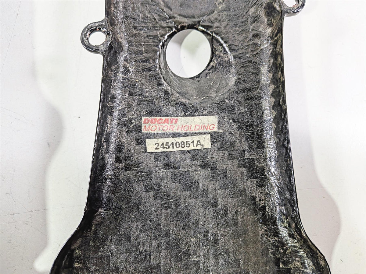 2009 Ducati Hypermotard 1100 S Carbon Fiber Timing Belt Cover 24510851A 24510861-Mototech271