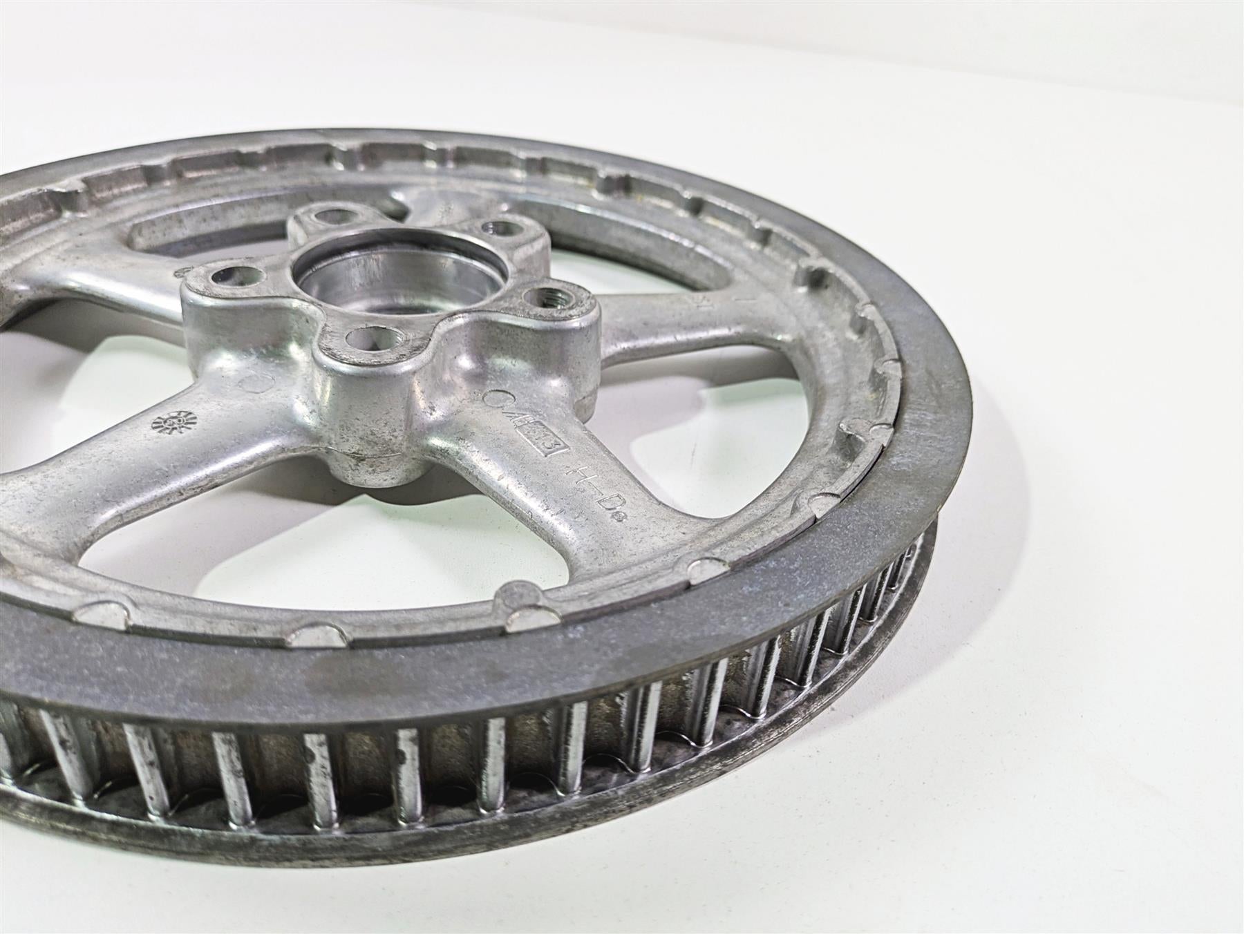 2008 Harley FXCWC Softail Rocker Rear Drive Belt Pulley 66T 1" 40585-08 {{ shop.shopifyCountryName }} - Mototech271