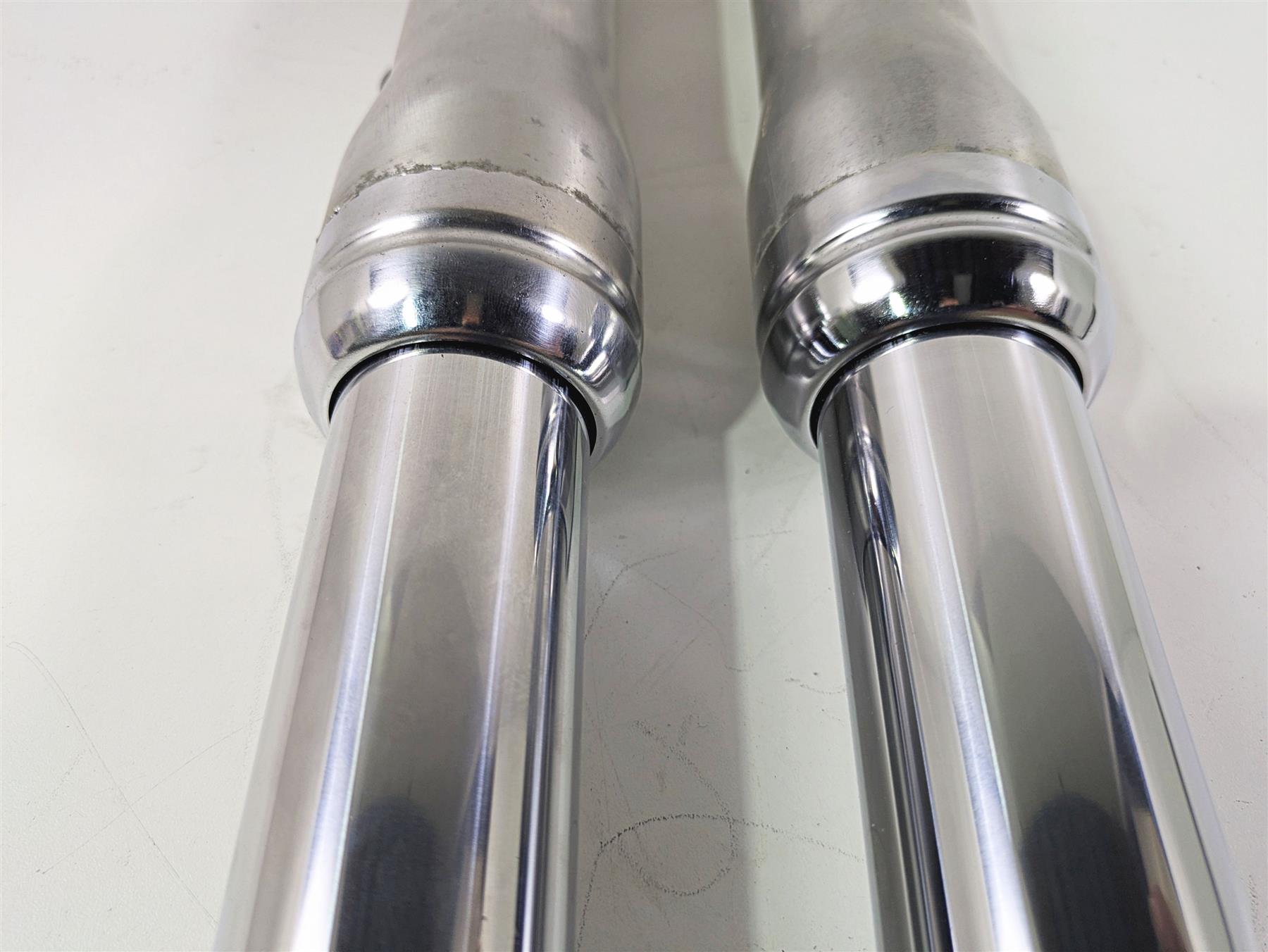 2009 Harley FXDC Dyna Super Glide Straight Front Fork Set 45947-06A 45948-06B {{ shop.shopifyCountryName }} - Mototech271