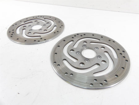 2002 Harley Touring FLHRCI Road King Front Brake Rotor Discs 44136-00 44156-00 {{ shop.shopifyCountryName }} - Mototech271