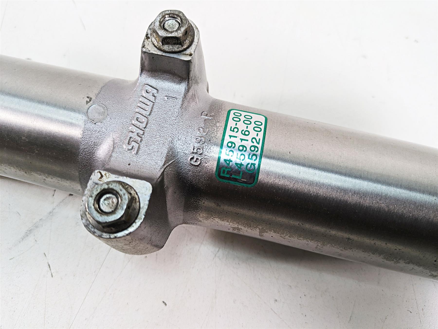 2006 Harley FLSTI Softail Heritage Straight Front Fork Leg Set 41mm 45915-00 {{ shop.shopifyCountryName }} - Mototech271