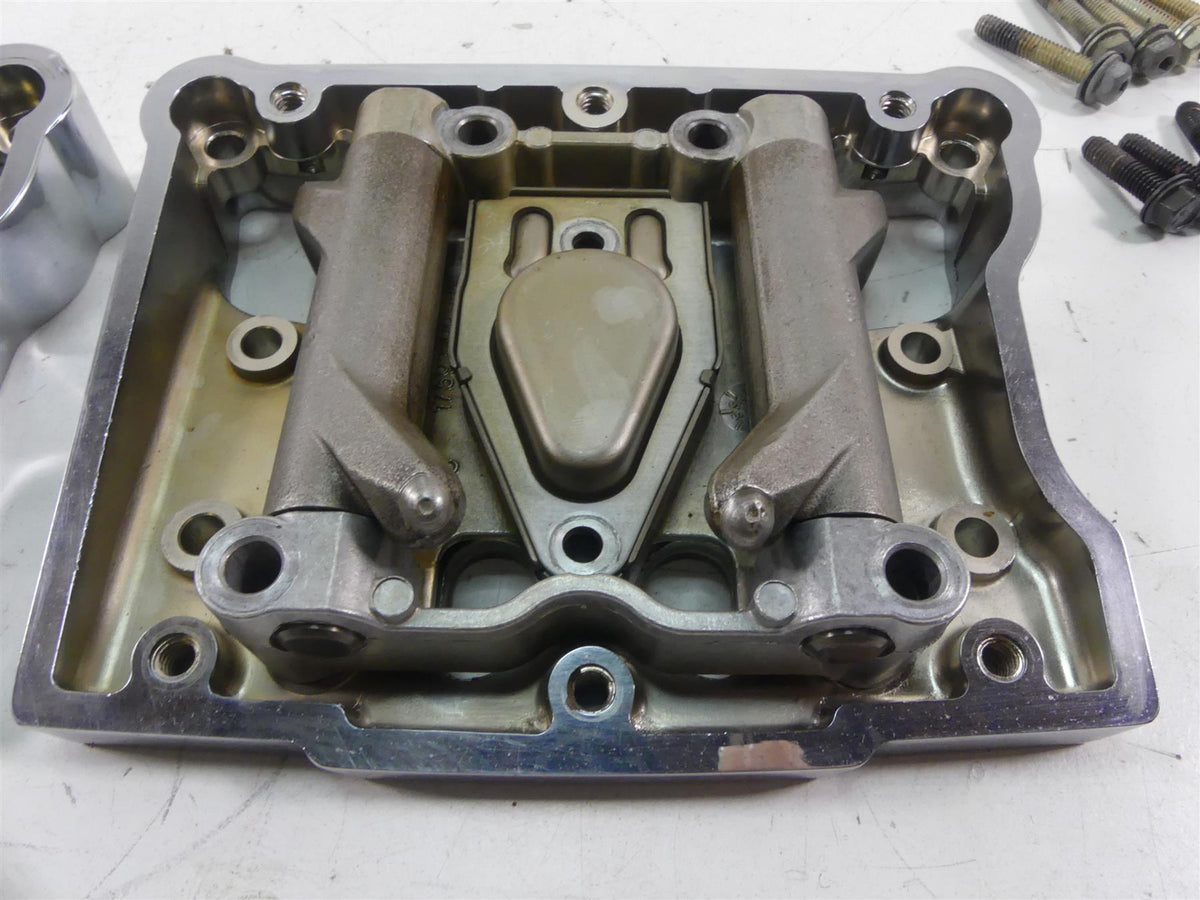 2013 Harley Touring FLHX Street Glide Rocker Arm Cover Housing Set 17571-99 {{ shop.shopifyCountryName }} - Mototech271