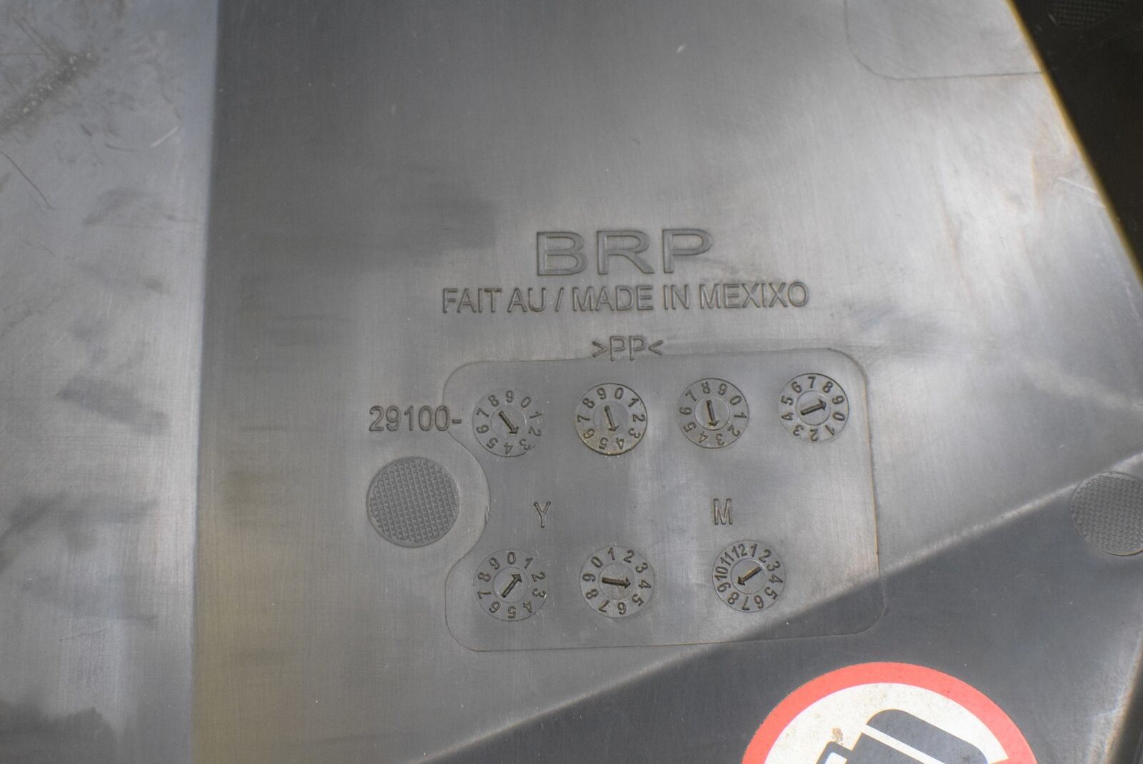 2015 Sea-Doo SPARK 900 HO ACE Lower Font Inner Cover Fairing 291003439 {{ shop.shopifyCountryName }} - Mototech271