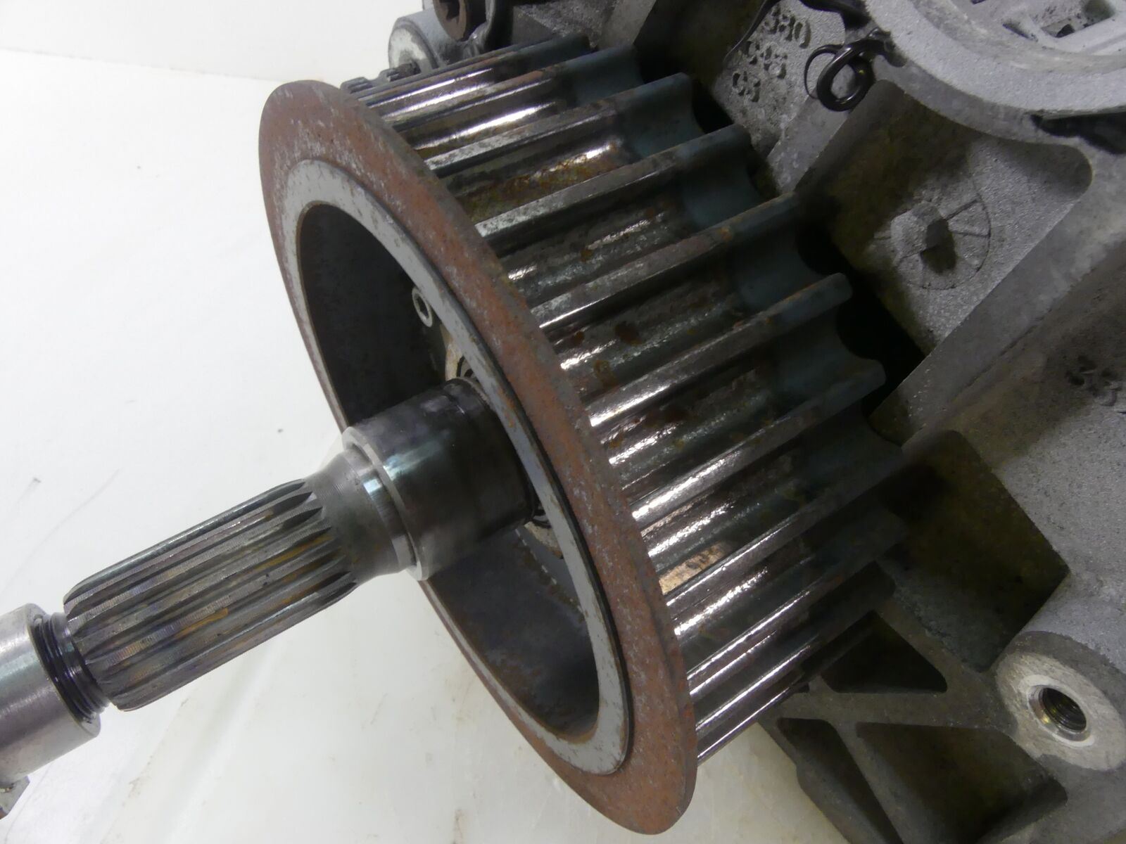 2006 Harley Touring FLHCU SE CVO 5 Speed Transmission Gear Box Case -32K 33092-0 {{ shop.shopifyCountryName }} - Mototech271