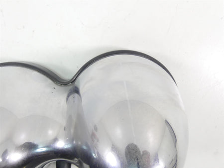 2014 Harley FXDF Dyna Fat Bob Dual Chrome Headlight Head Light Lamp 67700167 {{ shop.shopifyCountryName }} - Mototech271