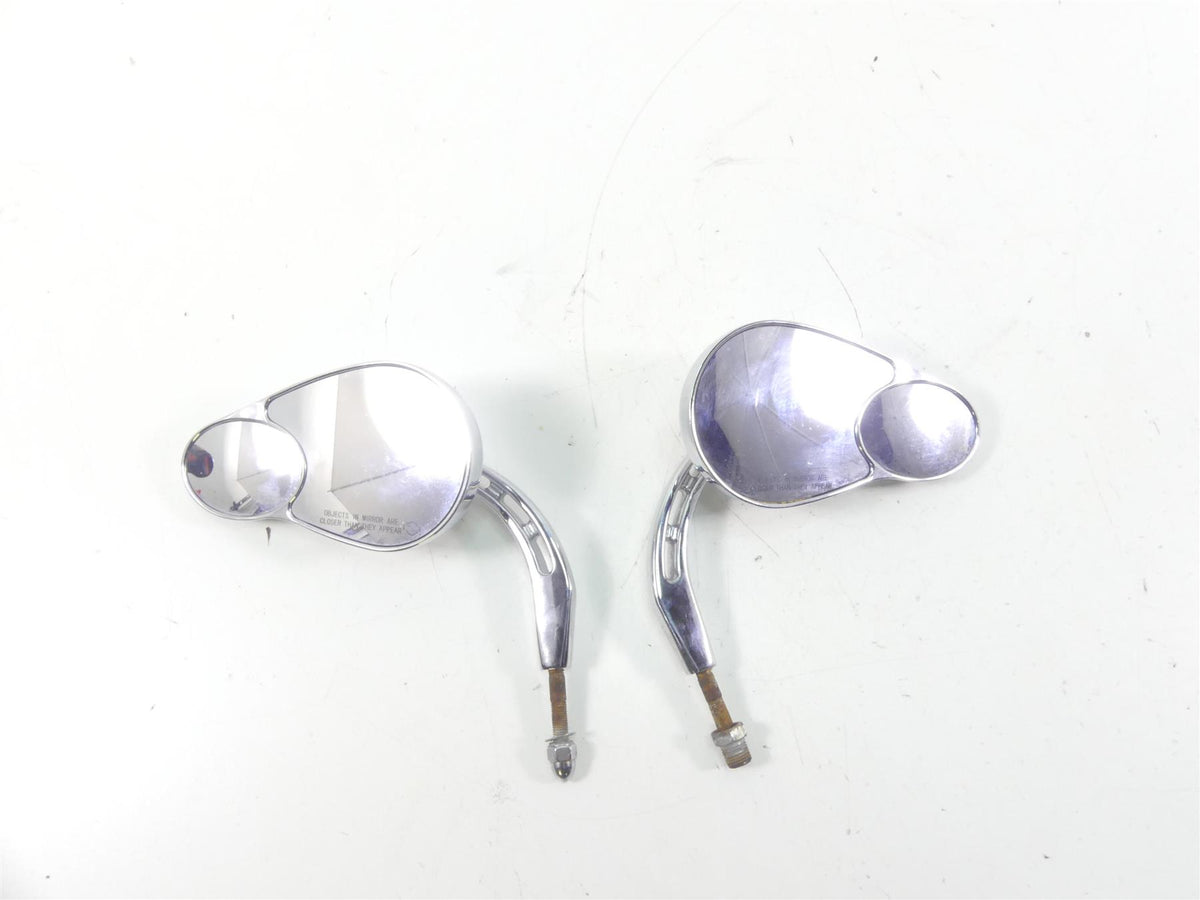 2008 Harley FXCWC Softail Rocker C Split Chrome Rear View Mirrors 91845-03B {{ shop.shopifyCountryName }} - Mototech271