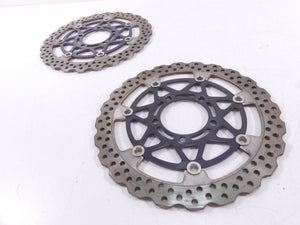 2017 Kawasaki ZX636 ZX6R Ninja Front Brake Disc Rotor Set 41080-0590-5C | Mototech271