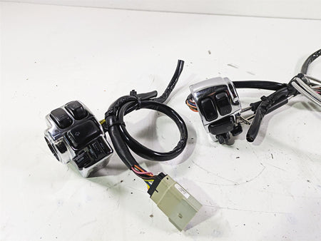 2007 Harley Touring FLHTCU SE CVO E-Glide Chrome Hand Control Switches 71682-06A {{ shop.shopifyCountryName }} - Mototech271
