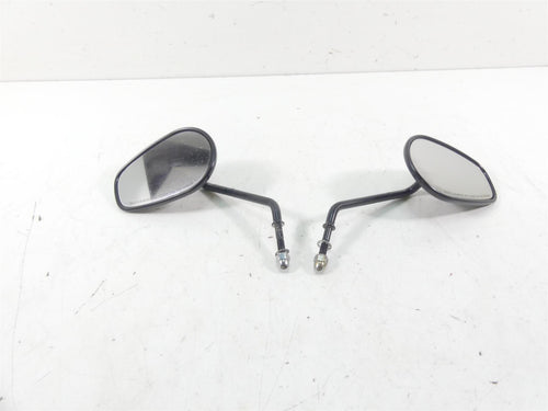 2009 Harley FXDF Dyna Fat Bob Rear Black View Mirror Set -Read 91909-03 91910-03 | Mototech271