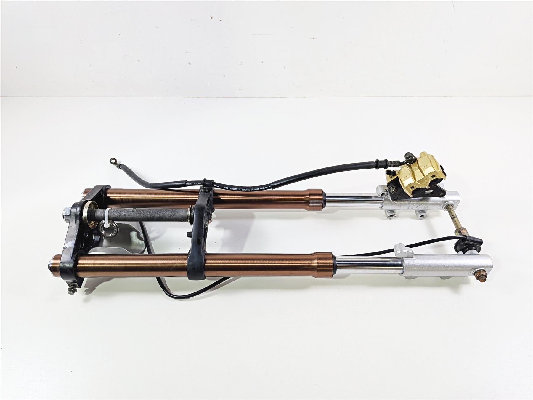 2023 Vitacci GTT 250 Straight Up-Side-Down Front Fork Triple Tree Axle Set {{ shop.shopifyCountryName }} - Mototech271