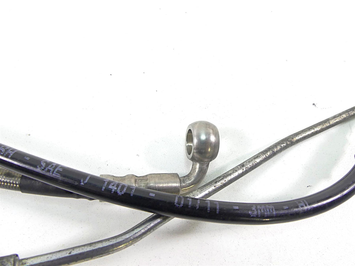 2012 Ducati Monster 1100 EVO Front Abs Brake Line Hose Set 61840942A 61841102A {{ shop.shopifyCountryName }} - Mototech271