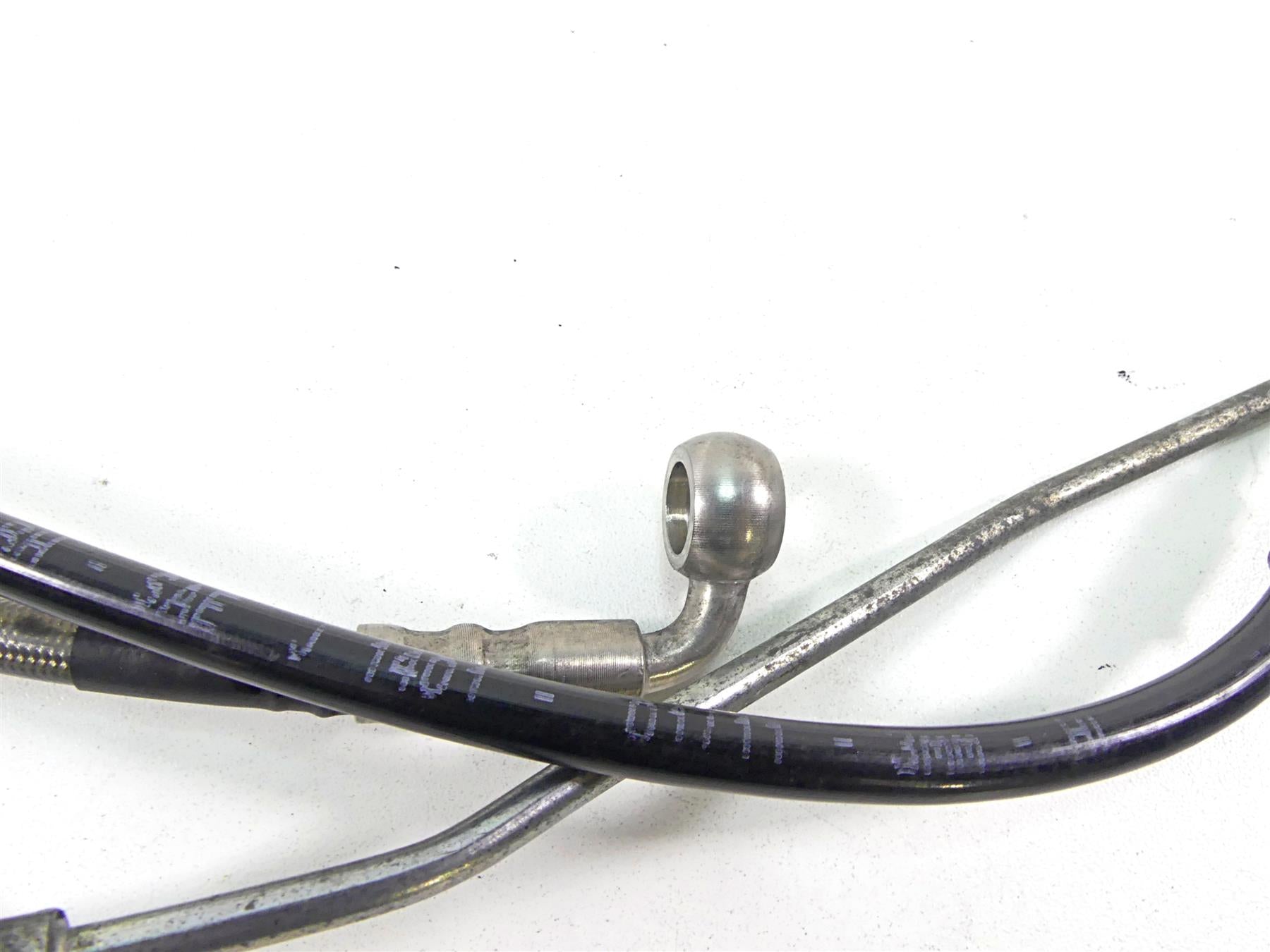 2012 Ducati Monster 1100 EVO Front Abs Brake Line Hose Set 61840942A 61841102A {{ shop.shopifyCountryName }} - Mototech271