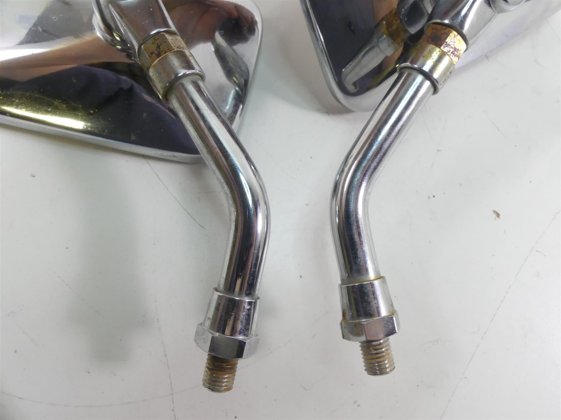 2003 Honda VTX1800R Left Right Rear View Rectangle Mirror Set 88310-MAH-305 {{ shop.shopifyCountryName }} - Mototech271