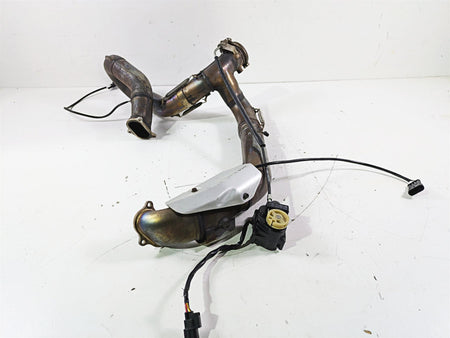 2015 Ducati Panigale 1299 S Exhaust Header & Servo Set 57014452A 57114423B {{ shop.shopifyCountryName }} - Mototech271