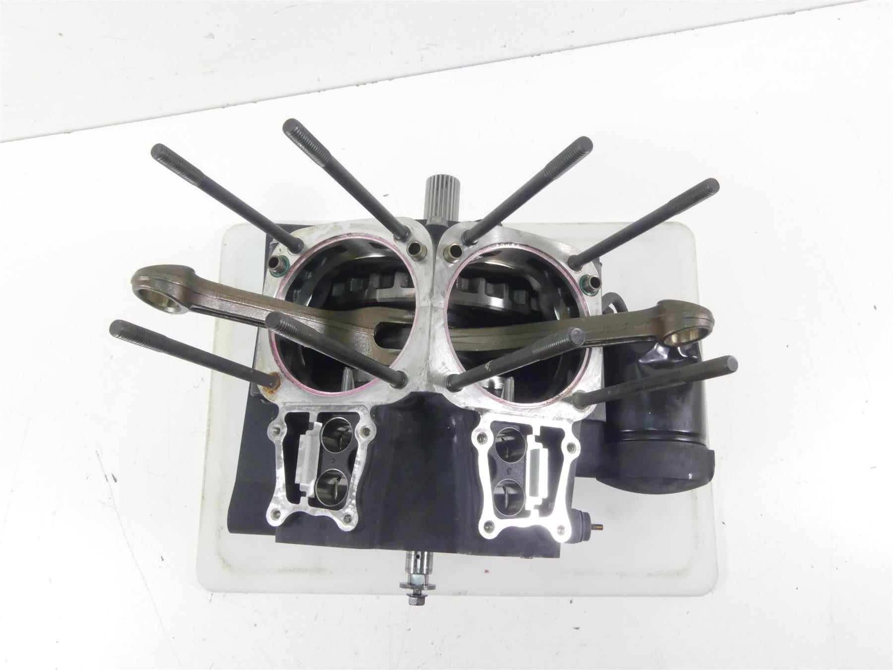 2015 Harley FXDF Dyna Fat Bob Lower Engine Case + Crankshaft Flywheel 24621-06B {{ shop.shopifyCountryName }} - Mototech271