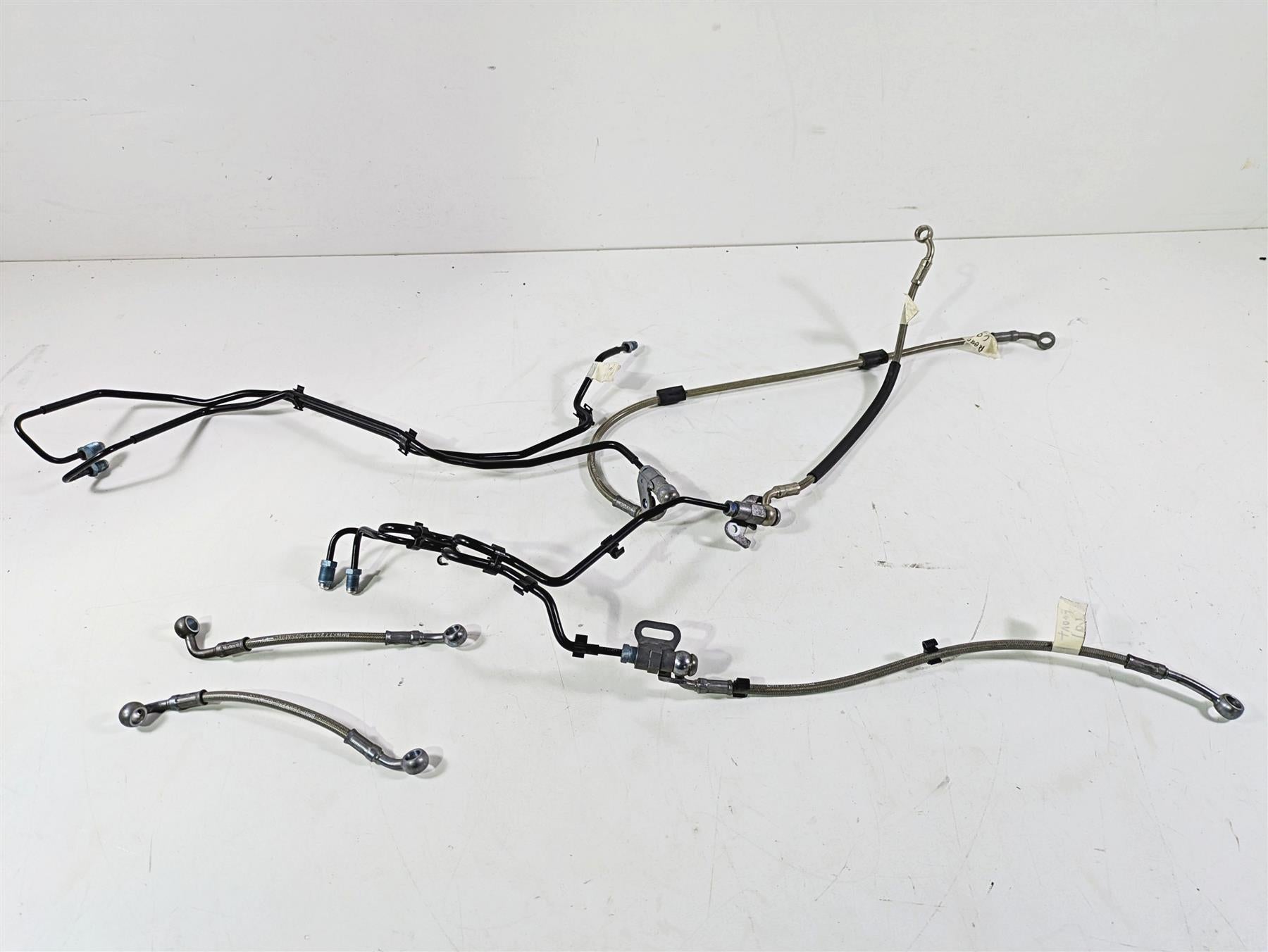 2012 BMW R1200R K27 Front Rear Abs Brake Line Set 34327689977 34327729103 | Mototech271