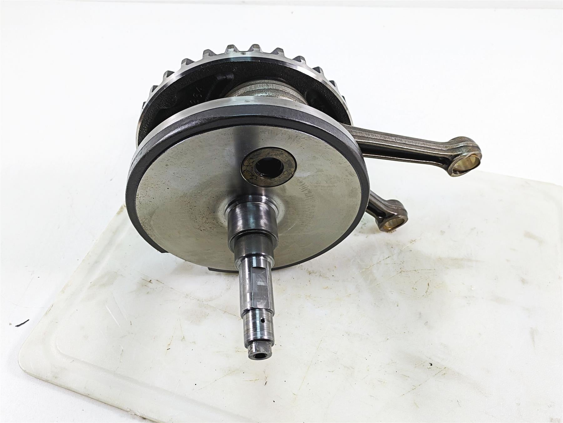 2009 Harley FXDC Dyna Super Glide Custom Crank Shaft Flywheel - Read 24100021 {{ shop.shopifyCountryName }} - Mototech271