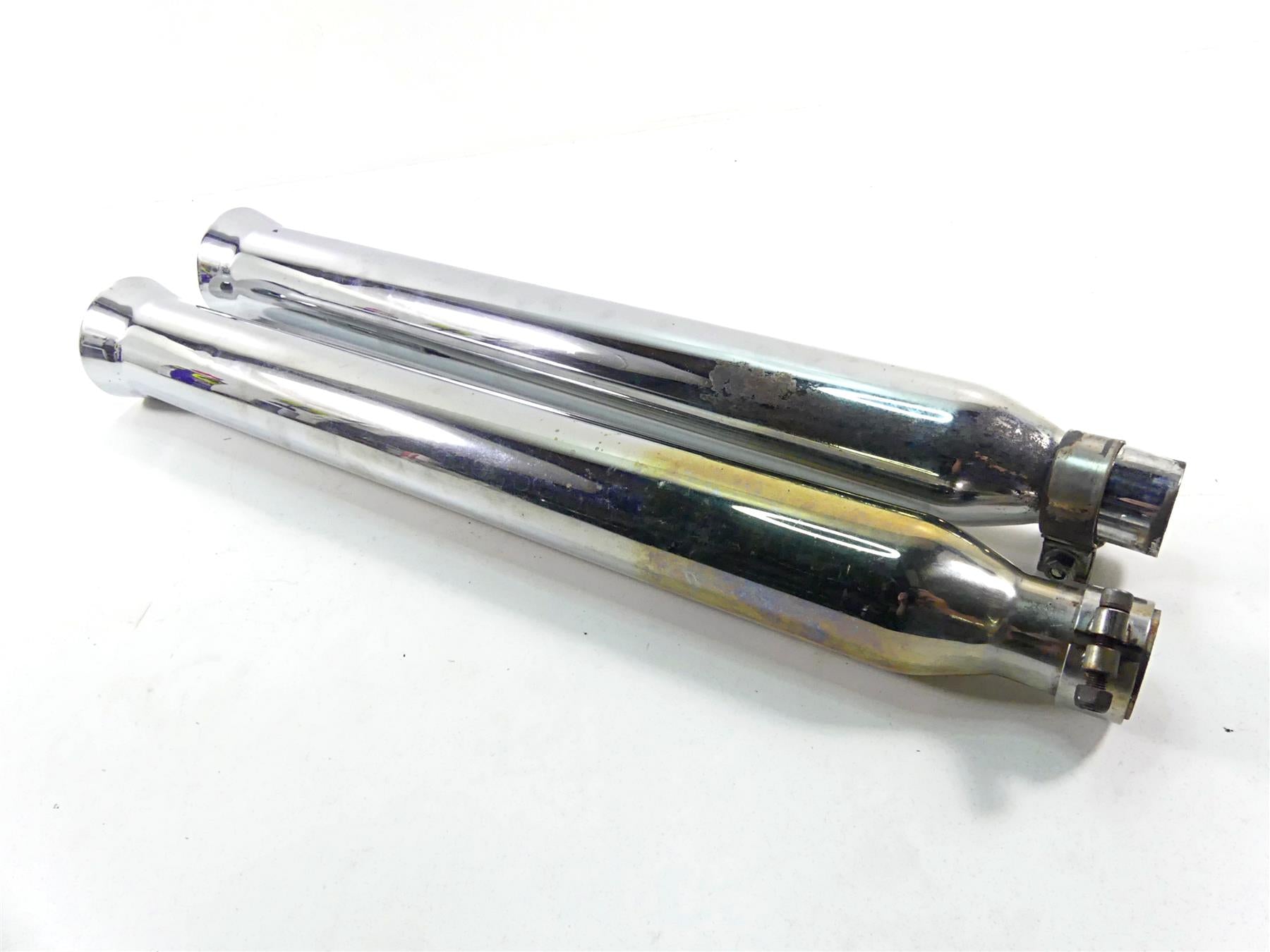 2003 Harley Touring FLHTCI E-Glide 100TH Bell Trumpet Slip On Exhaust Mufflers {{ shop.shopifyCountryName }} - Mototech271