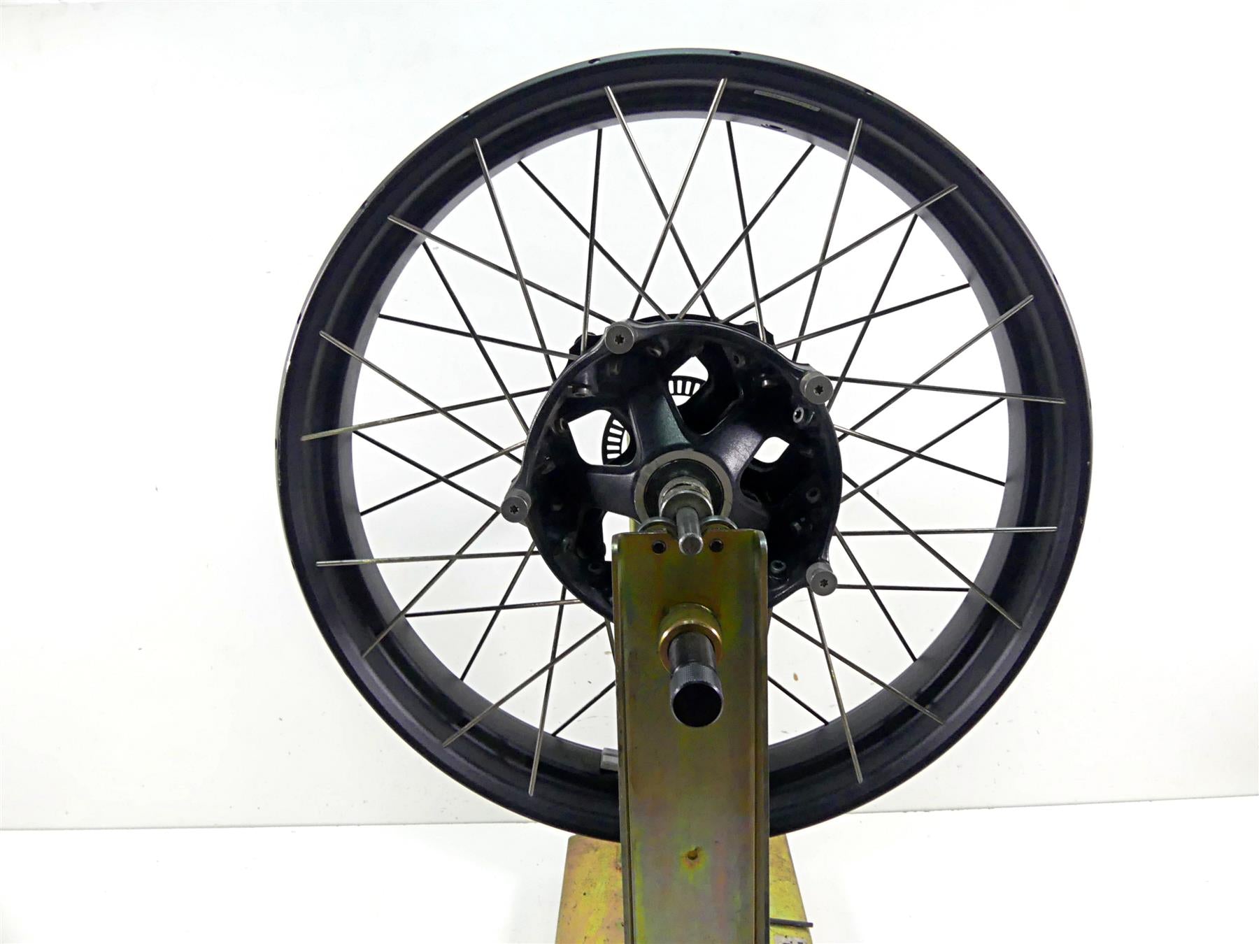 2016 BMW R1200GS Adv K51 Straight Front Wheel Rim Spoke Black 18x3 36318528530 {{ shop.shopifyCountryName }} - Mototech271