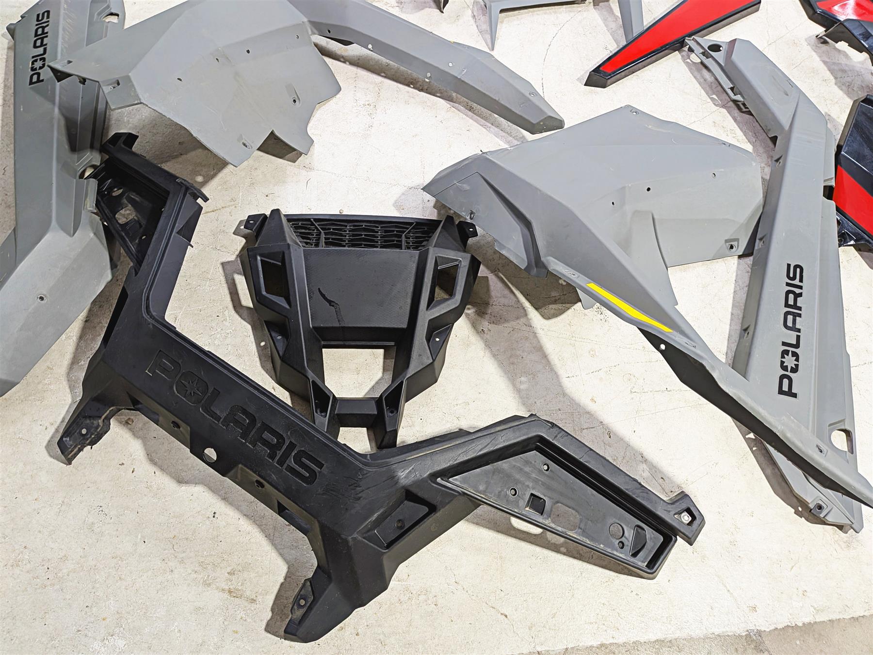 2022 Polaris RZR Turbo R Ultimate Fender Hood Outer Plastic Fairing Set 5455173-Mototech271