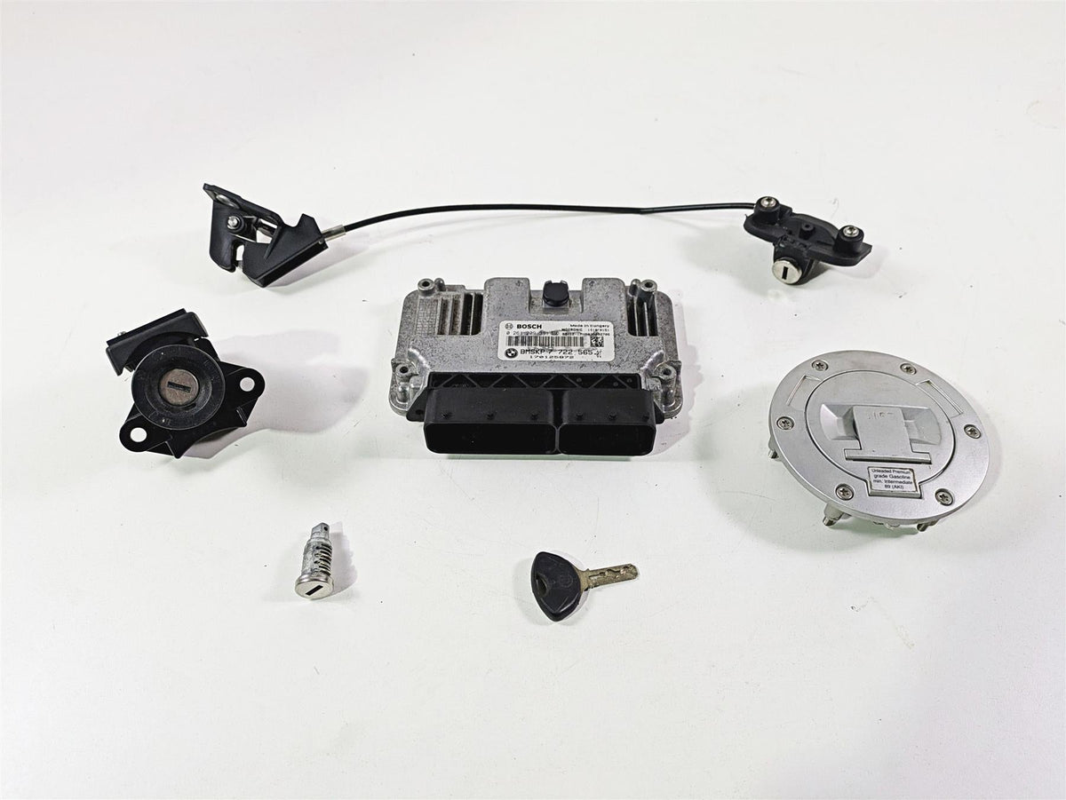 2010 BMW R1200RT K26 Cdi Ecu Ecm & Ignition Switch Set 7722565 5125770007 {{ shop.shopifyCountryName }} - Mototech271