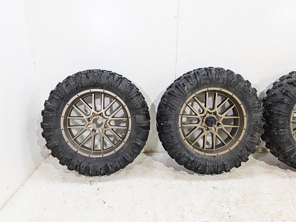 2021 Can-Am Defender XMR HD10 ITP Hurricane Bronze 20x6.5 Wheel & EFX Tire Set-Mototech271