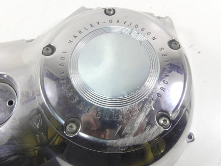 2003 Harley Dyna 100TH FXDL Low Rider Outer Primary Drive Clutch Cover 60506-99 {{ shop.shopifyCountryName }} - Mototech271