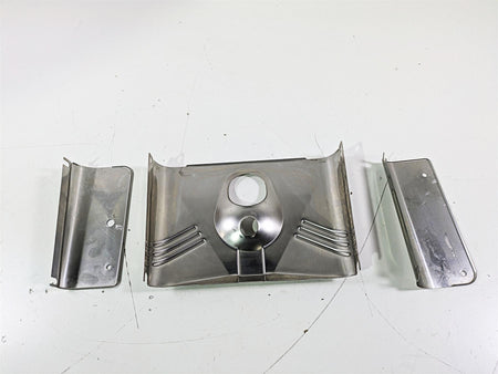 2004 Harley Softail FLSTF Fat Boy Headlight Fork Tube Cover Set 67808-86 {{ shop.shopifyCountryName }} - Mototech271
