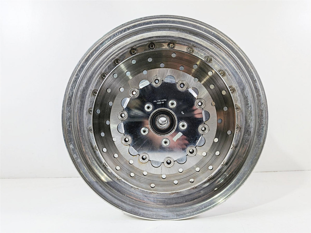 2005 Harley Softail FLSTFSE CVO Fat Boy Front Wheel Rim Solid 16x3 41312-04-Mototech271