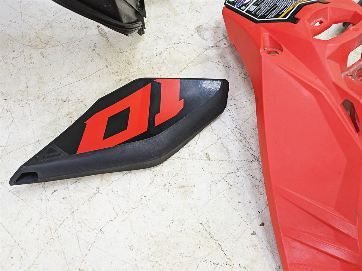 2022 SeaDoo Spark 900 Trixx Black & Red Deck Cover Fairing Set 291005484 {{ shop.shopifyCountryName }} - Mototech271