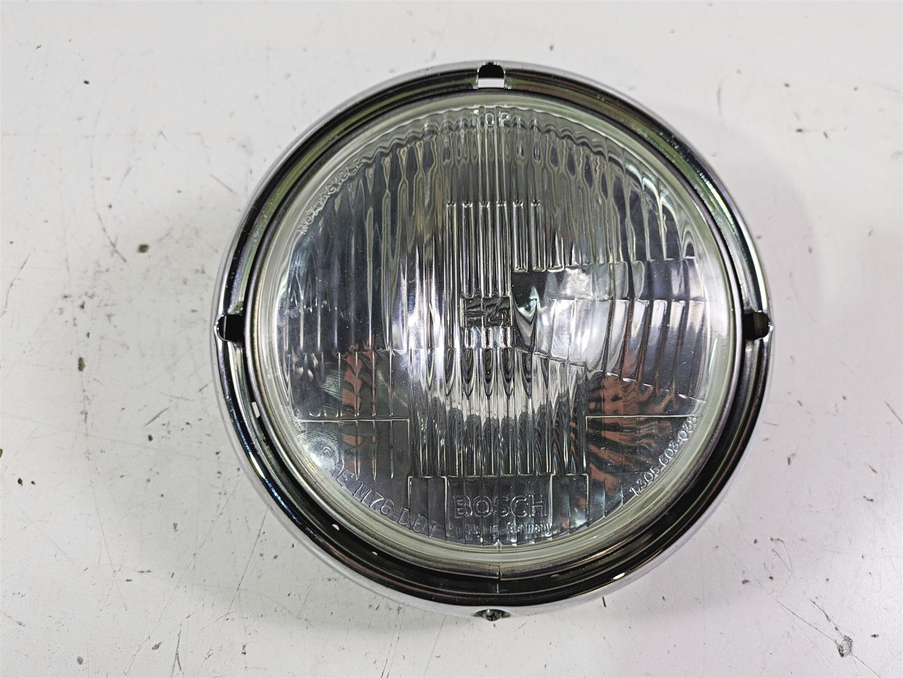 2003 Harley Touring FLHTCUI 100TH E-Glide Headlight Head Light Lamp 67728-02A {{ shop.shopifyCountryName }} - Mototech271