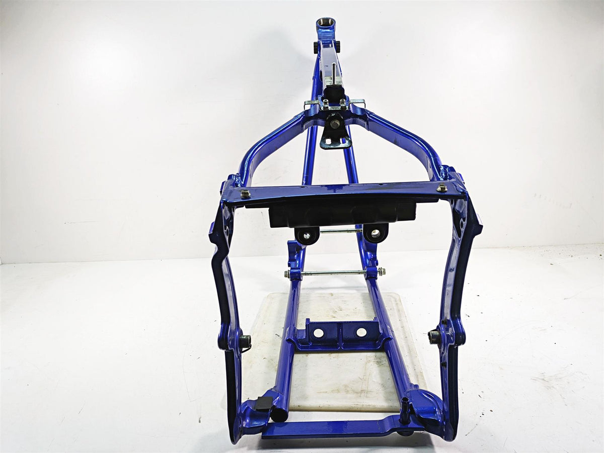 2009 Harley FXCWC Softail Rocker C Blue Straight Main Frame Chassis With Clean Arizona Title 47167-08 {{ shop.shopifyCountryName }} - Mototech271