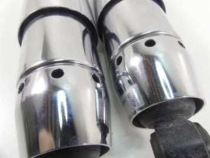 2009 Harley Dyna FXDF SE CVO Fat Bob Rear 12" Chrome Shock Damper Set 54608-04