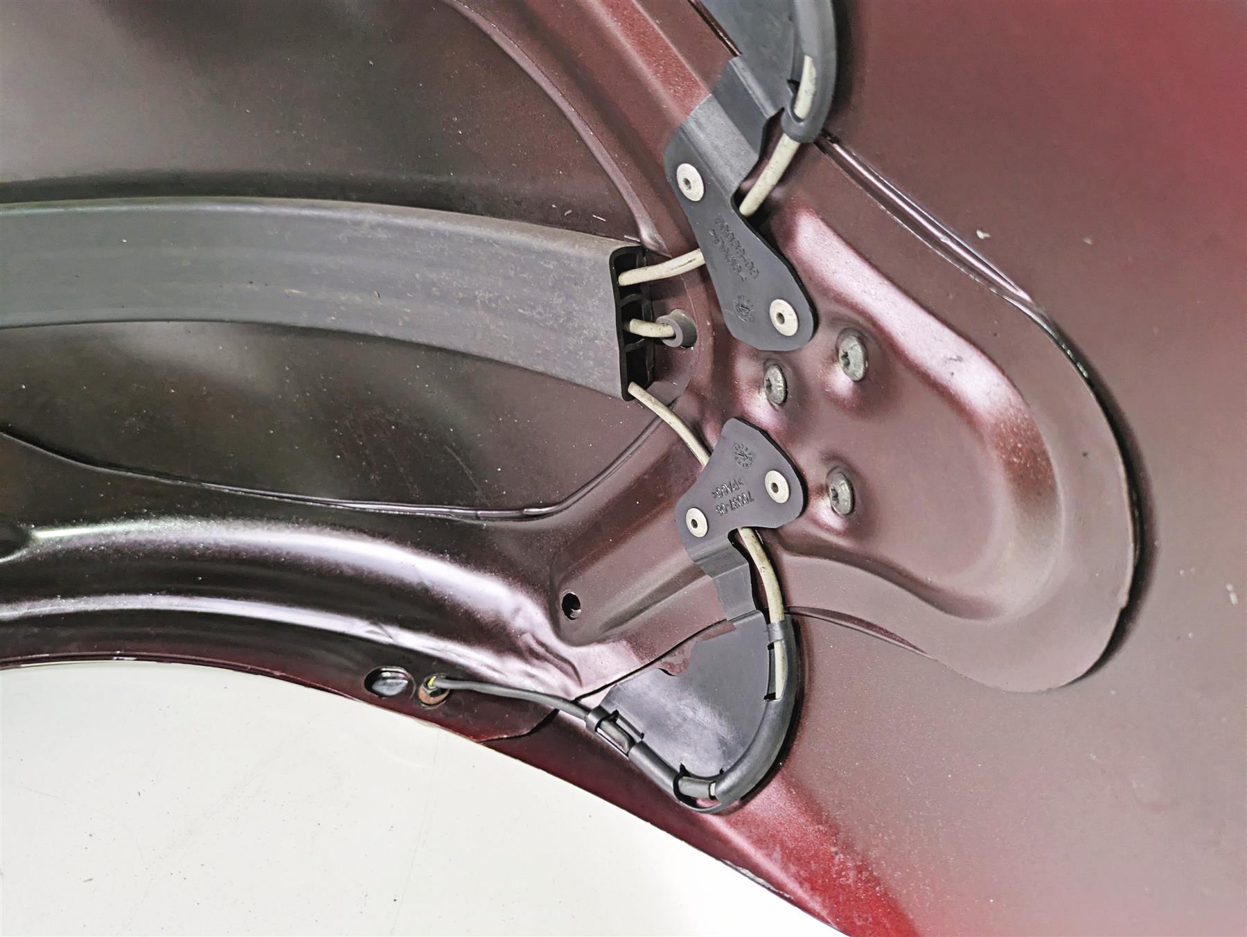2008 Harley FXCWC Softail Rocker Rear Fender Crimson Red - Read 60132-08 {{ shop.shopifyCountryName }} - Mototech271