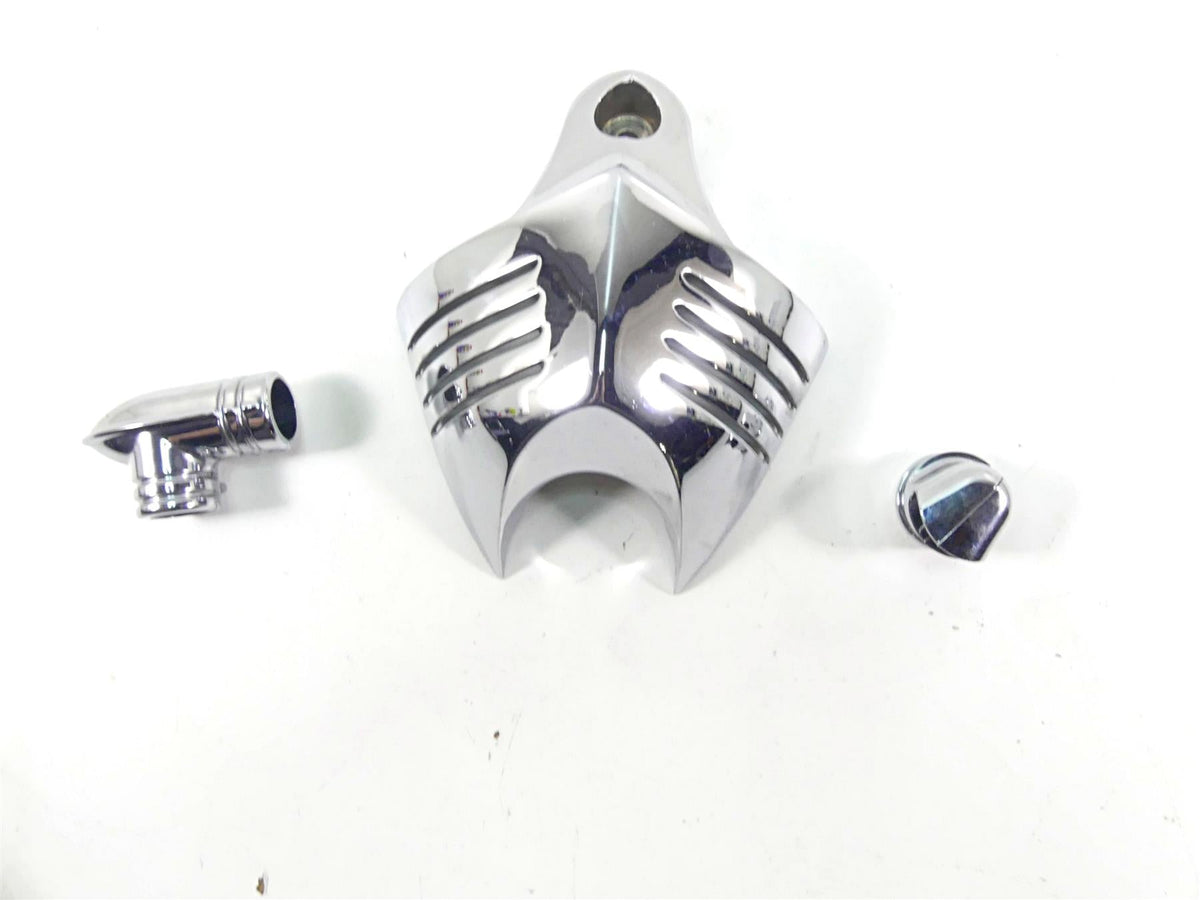 2007 Harley Touring FLHRSE CVO Road King Kuryakyn Chrome V Horn Cover 8128 {{ shop.shopifyCountryName }} - Mototech271