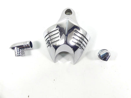 2007 Harley Touring FLHRSE CVO Road King Kuryakyn Chrome V Horn Cover 8128 {{ shop.shopifyCountryName }} - Mototech271