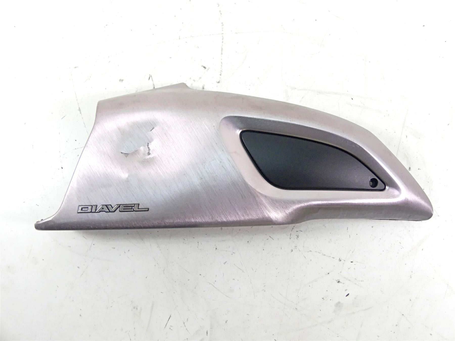 2013 Ducati Diavel Red Left Air Duct Scoop Cover Fairing Panel -Dent 48014973A | Mototech271