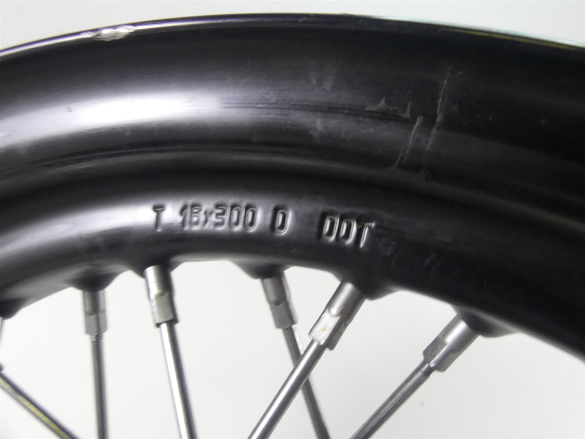 2017 Harley FLS Softail Slim Straight Front Spoke Wheel Rim 16x3 55107-12 {{ shop.shopifyCountryName }} - Mototech271