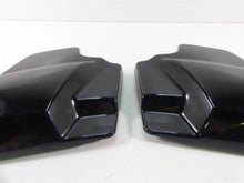 Load image into Gallery viewer, 2012 Harley Touring FLHX Street Glide Black Side Cover Set 66048-09 66250-09

