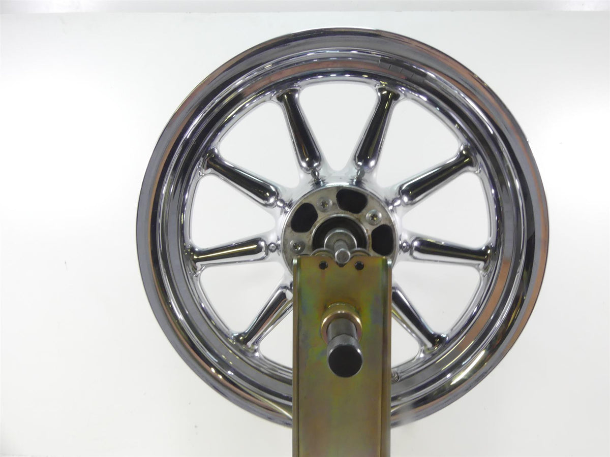 2007 Harley Touring FLHTCU SE CVO Electra Glide Front Chrome Wheel 16x3 43539-08 {{ shop.shopifyCountryName }} - Mototech271