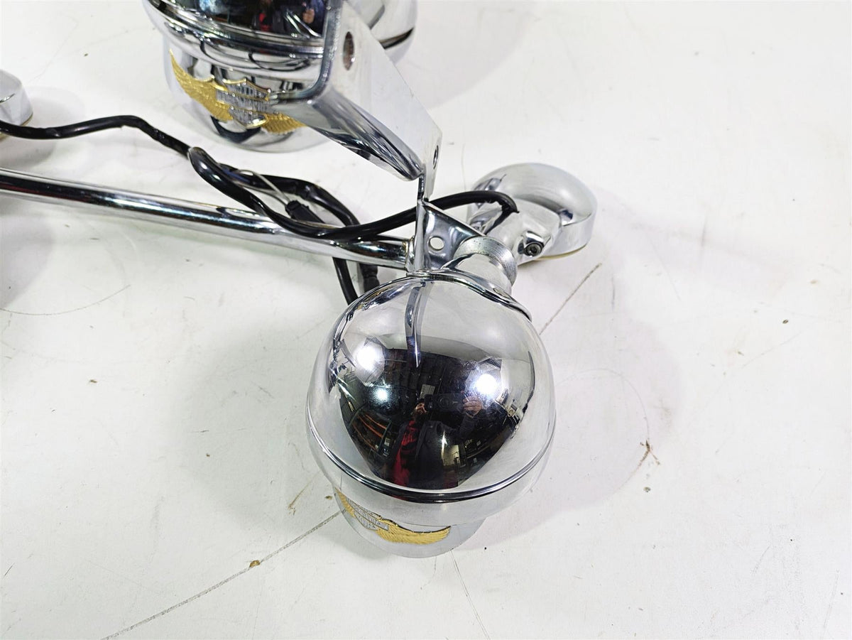 2008 Harley FLSTC 105TH Softail Heritage Led Headlight Spot Light Set 69748-05B {{ shop.shopifyCountryName }} - Mototech271