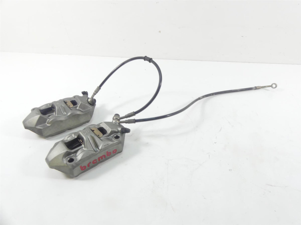 2008 Ducati 1098 S Front Brembo Brake Caliper Set 61040901A 61040911A {{ shop.shopifyCountryName }} - Mototech271