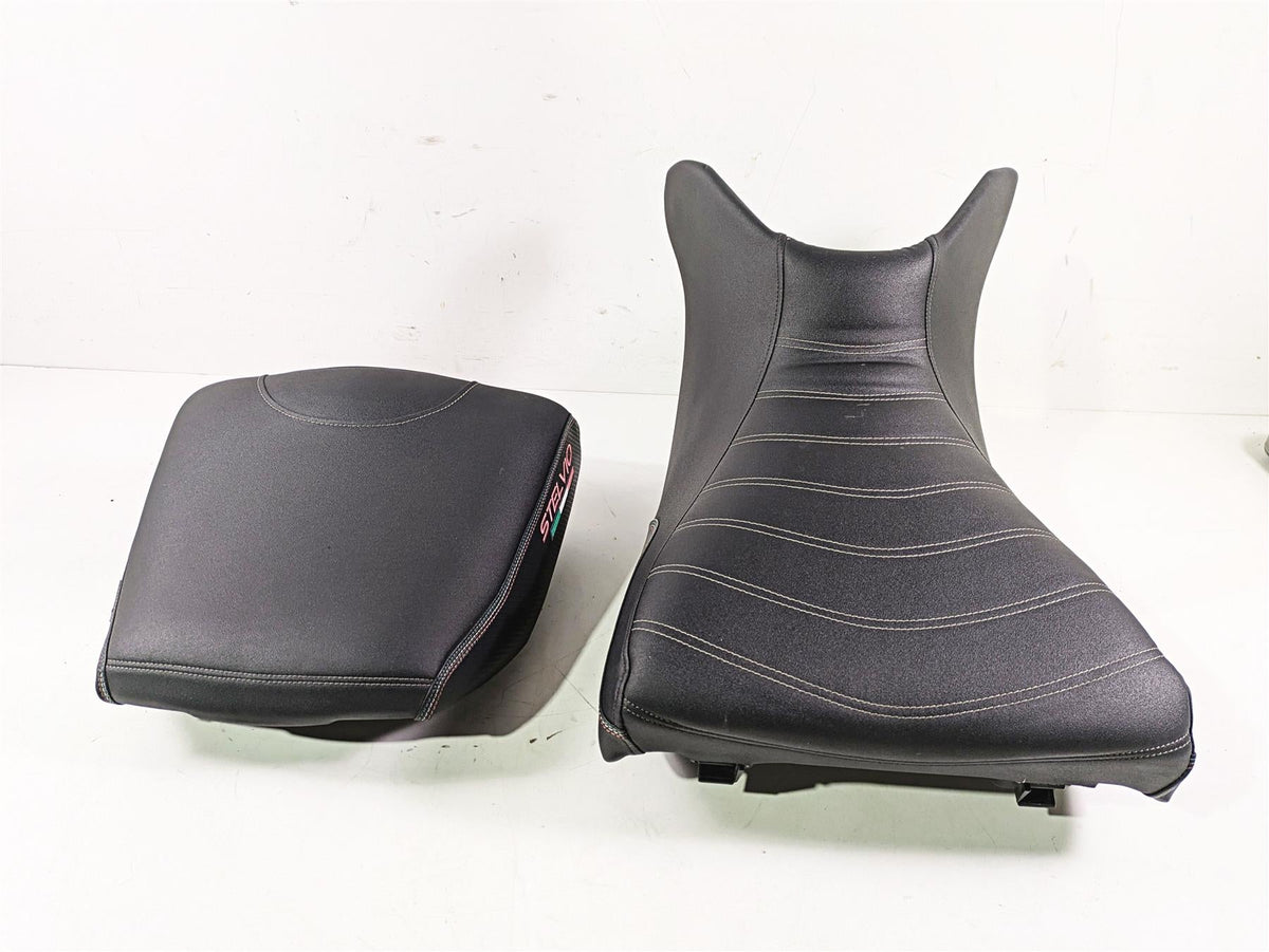 2016 Moto Guzzi Stelvio 1200 8V NTX Tappezzeria Italia Seat Set 88617600A2 {{ shop.shopifyCountryName }} - Mototech271